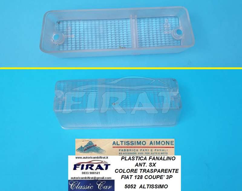 PLASTICA FANALINO FIAT 128 COUPE' 3P ANT. SX ALTISSIMO(5052)